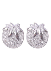 925 Sterling Silver Tomato Shape Studs Earrings - Earrings