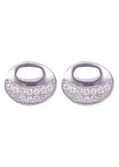 925 Sterling Silver Trendy Cz Studs - Earrings