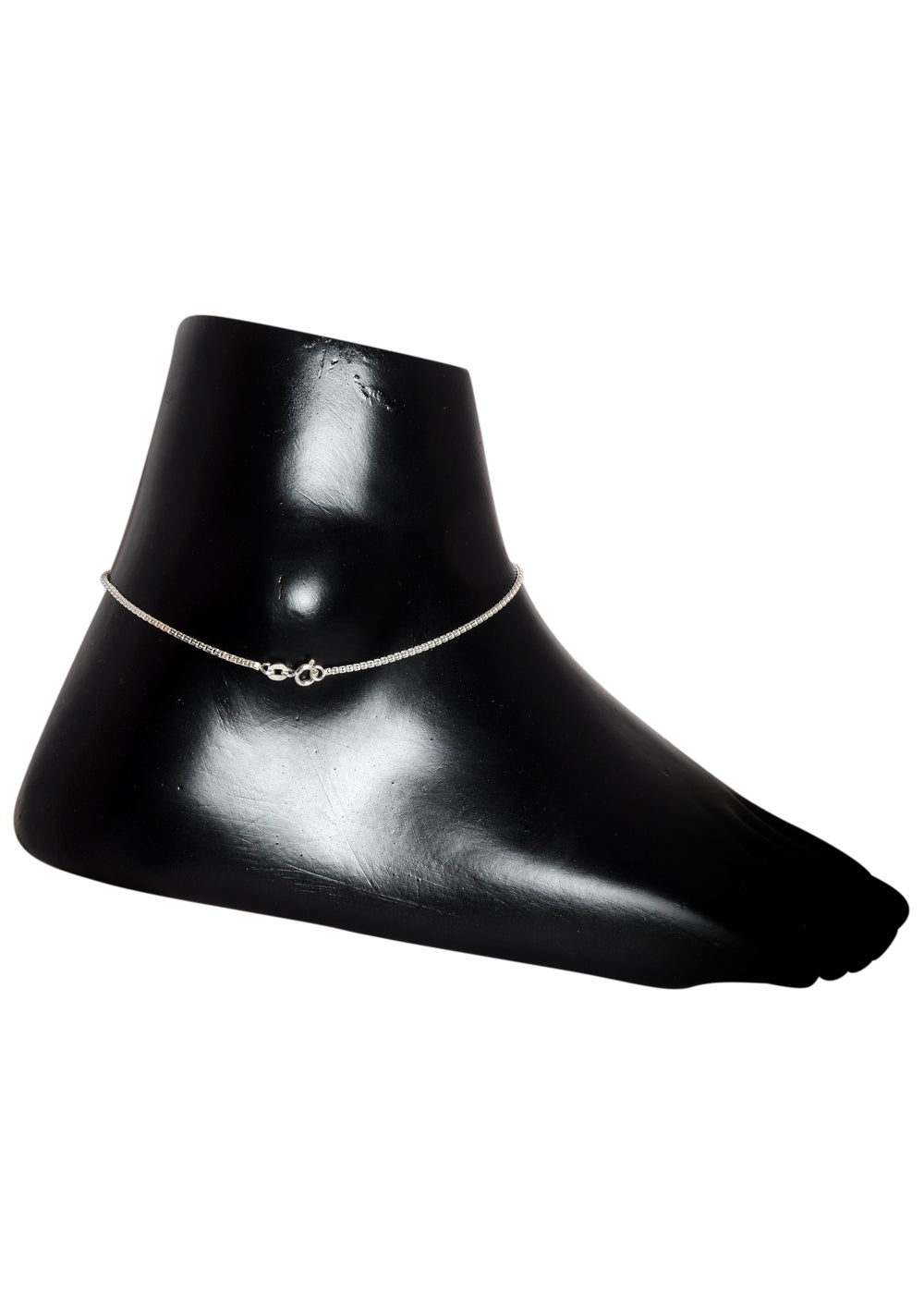 Pair of Fashionable Anklets in 92.5 Sterling Silver