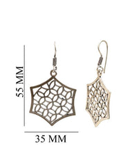 Trendy pair of Earrings in Silver Alloy High Finish for Women