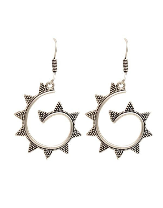 Designer pair of Earrings in Silver Alloy