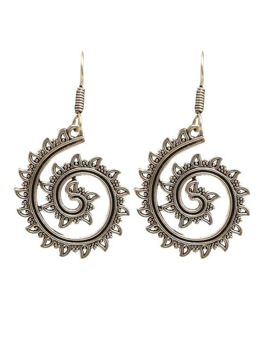 Stylish pair of Earrings in Silver Alloy High Finish