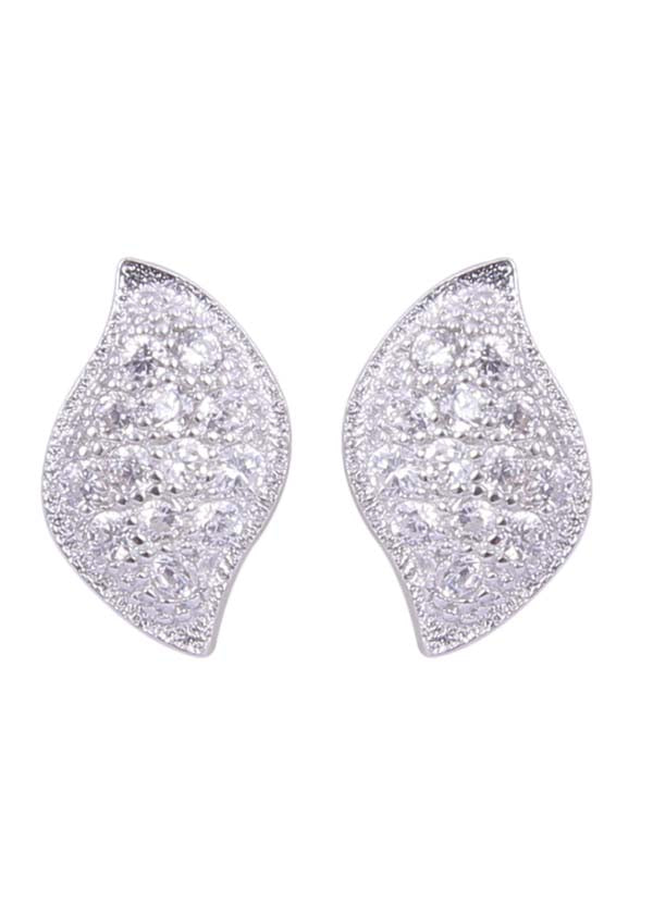 925 Sterling Silver Good Looking Pair Of Cute Cz Studs