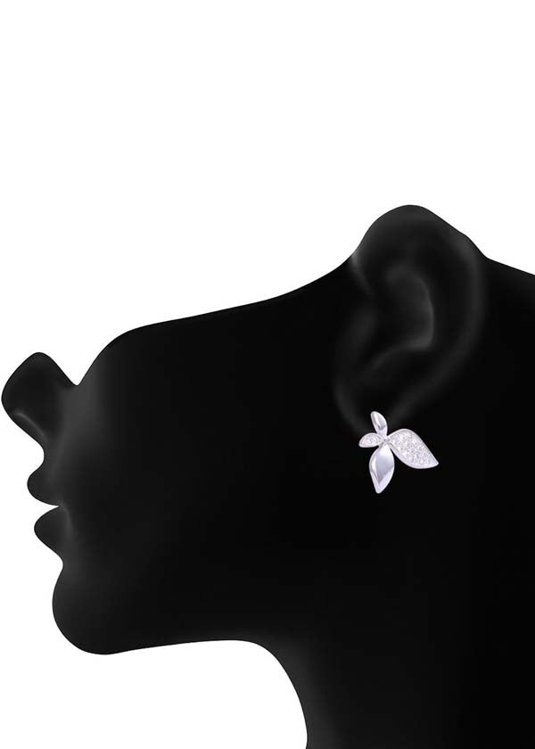 925 Sterling Silver Big And Trendy Cz Stud