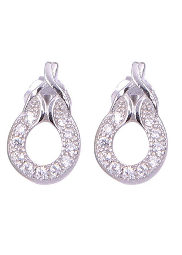 925 Sterling Silver Cute pair of Cubic Zircon Studs