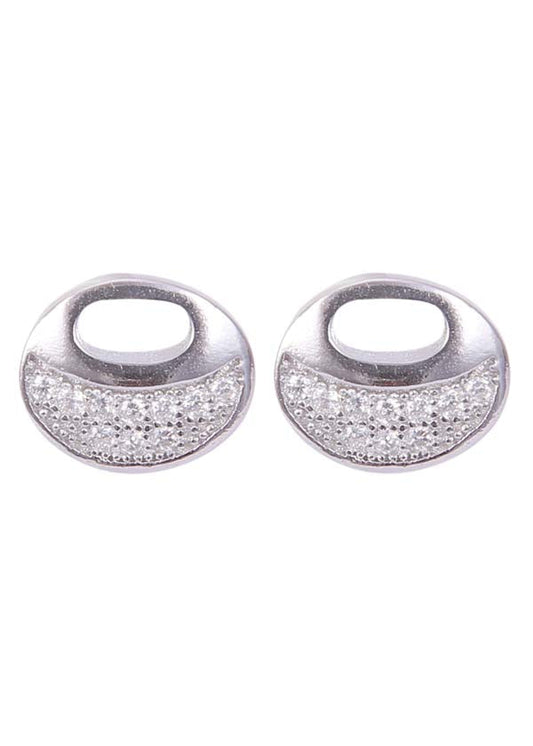 925 Sterling Silver Trendy Cz Studs