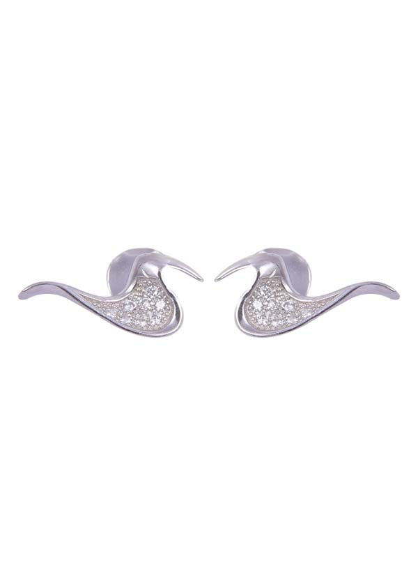 925 Sterling Silver Pair of Designer And Trendy Cz studs