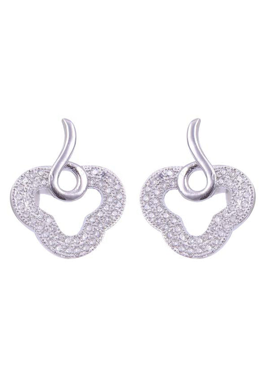 925 Sterling Silver Designer Cz Studs for women