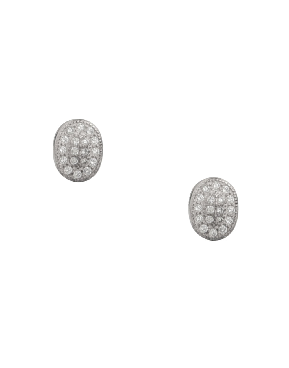 Oval Pendant and Earring Mangalsutra Set in Pure 925 Sterling Silver