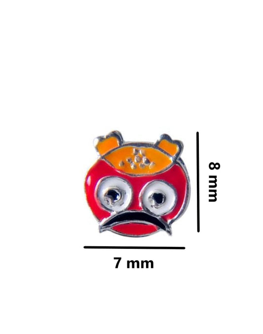 Pure 925 Sterling Silver Cute and Elegant Enamel Studs Earrings