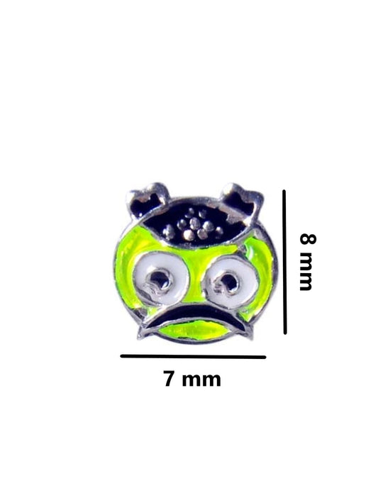 Pure 925 Sterling Silver Cute and Elegant Enamel Studs