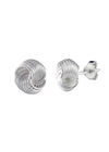 Designer 92.5 Sterling Silver Twisted Knot stud Earrings for Kids