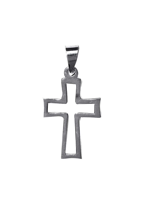 925 Silver Holy Cross Pendant - Default Title - Abhooshan