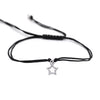 Star Anklet with Adjustable Black Thread