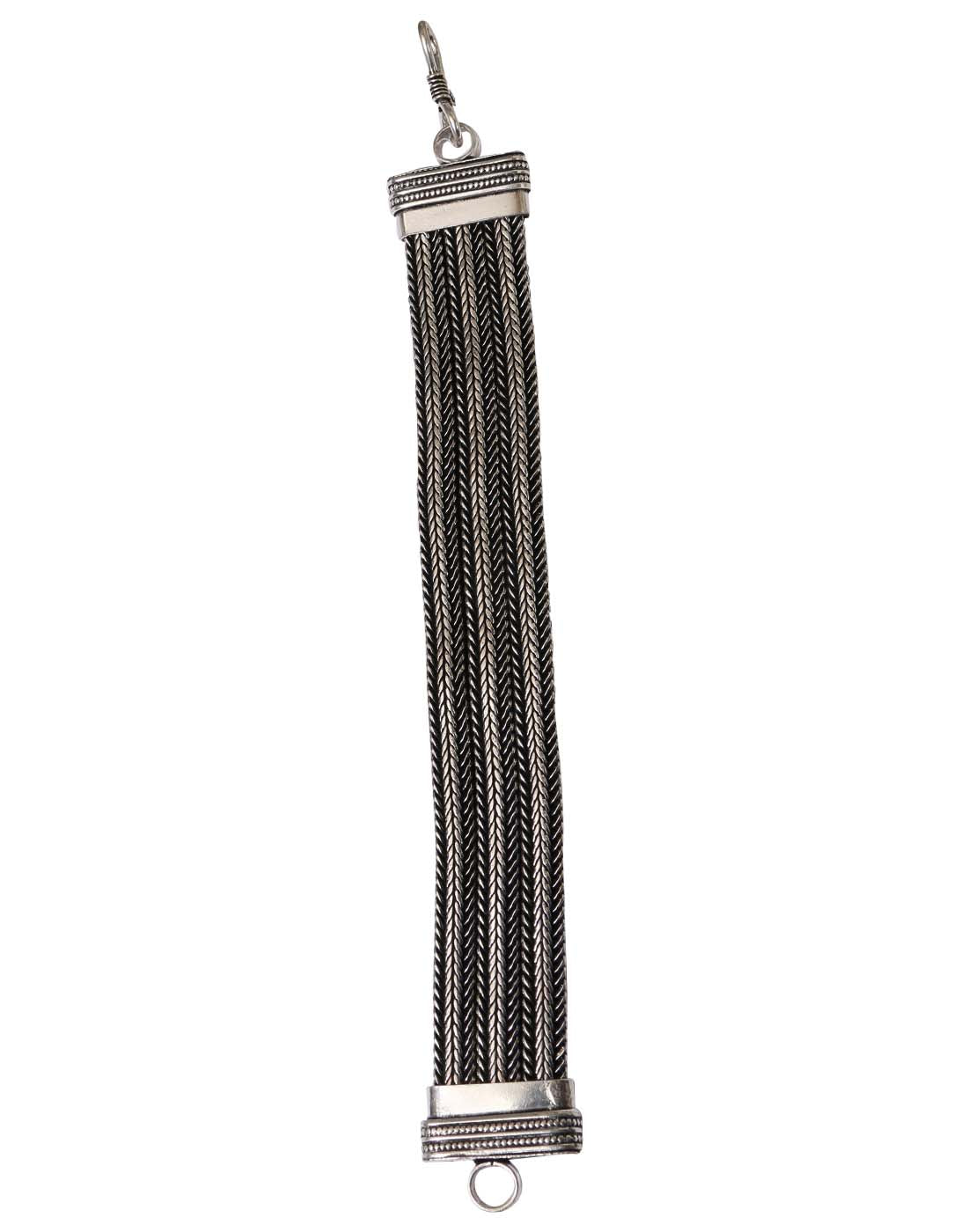 Unisex Bracelet in Silver Alloy