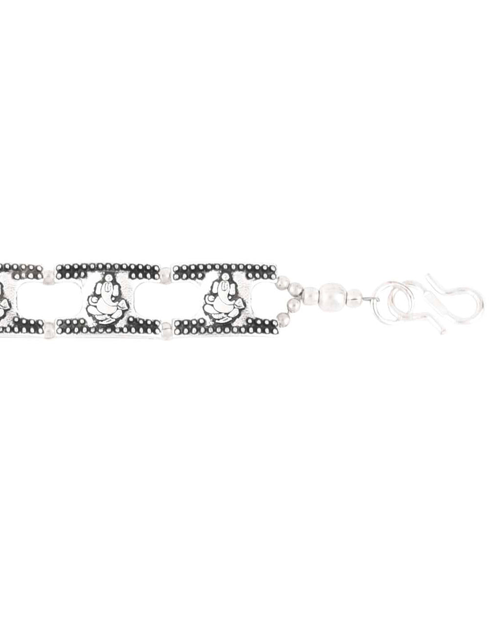 Handmade Ganesha Silver Alloy Bracelet