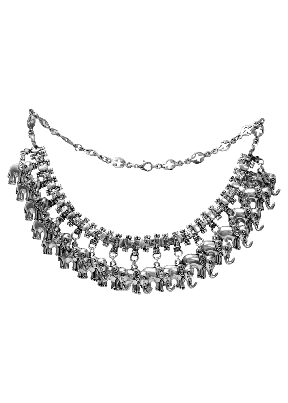 Tribal Statement Designer Elephant Necklace