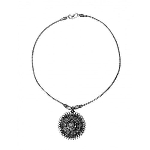 Maa Kali Round Necklace - Default Title - Abhooshan