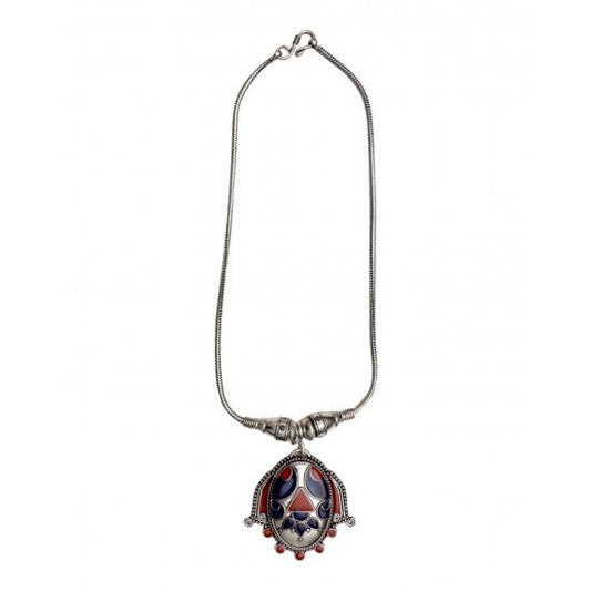 Semi Precious Stone Tribal Look Necklace