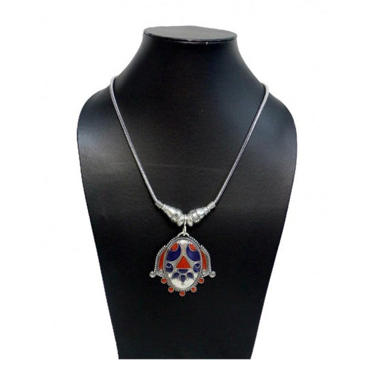 Semi Precious Stone Tribal Look Necklace