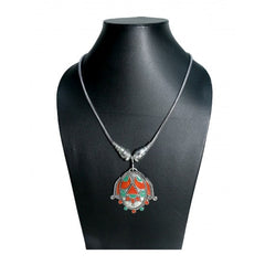 Semi Precious Stone Tribal Look Necklace