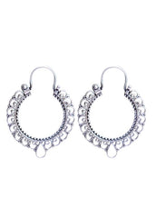 Pure 92.5 Sterling Silver Hoop Earrings