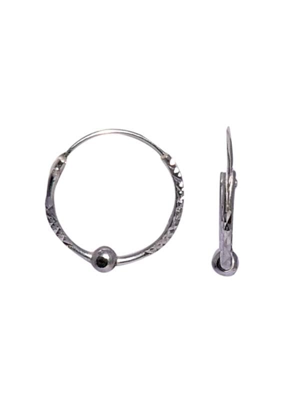 Pure 925 Sterling Silver light weighted Hoop Earrings