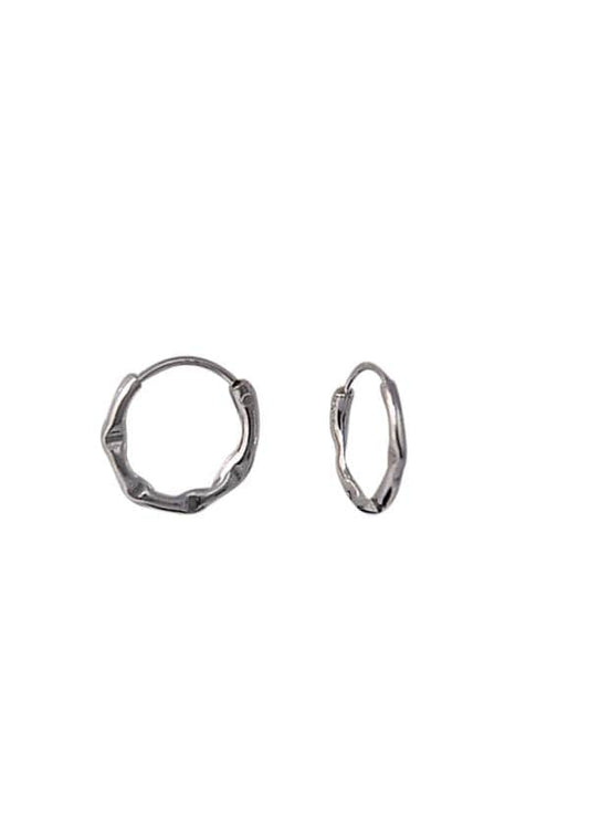 Pure 92.5 Sterling Silver Small Hoop Earrings