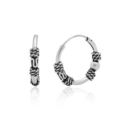 92.5 Sterling Silver light weighted Hoops