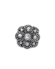 Designer 92.5 Sterling Silver Cubic Zirconia Nose Pin