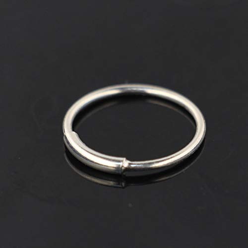 92.5 Sterling Silver 8 mm Nose Ring for Women