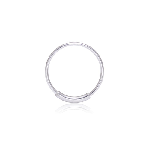 92.5 Sterling Silver 8 mm Nose Ring for Women - Default Title - Abhooshan