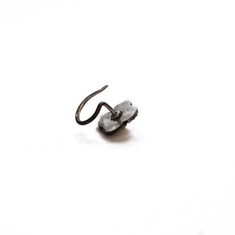 Designer Four Petals Silver Alloy Nose Pin