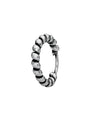Nose Ring in 92.5 Sterling Oxidized Silver