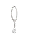 Designer CZ Nose Ring in 92.5 Sterling Silver for Women and Girls