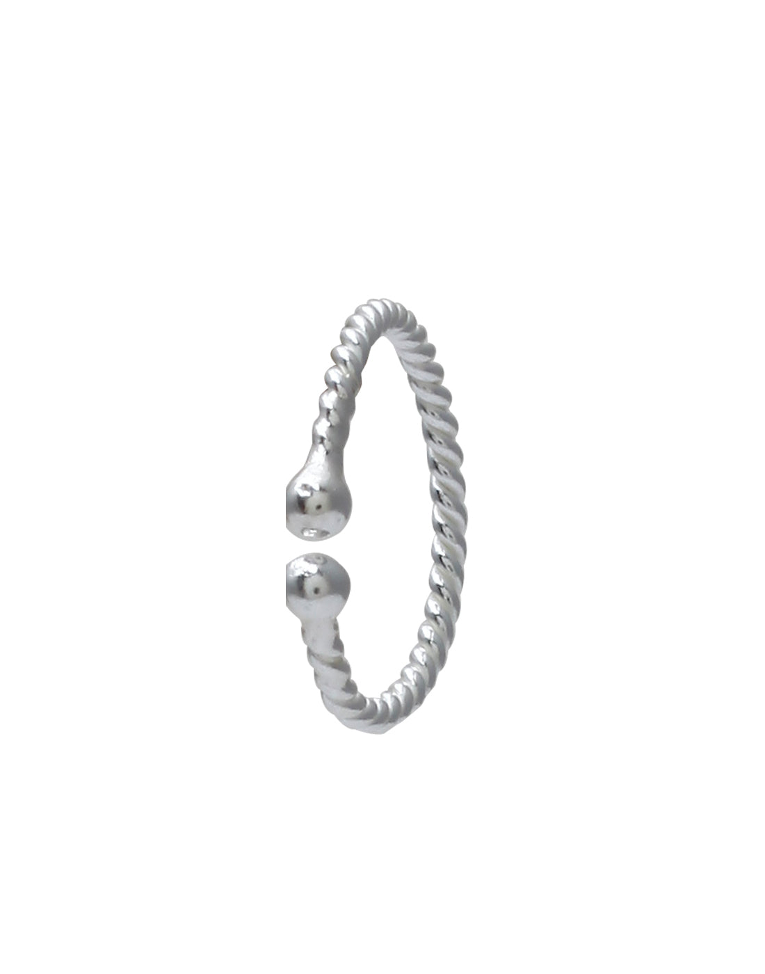 Designer Press On Clip On Nose Ring 925 Silver