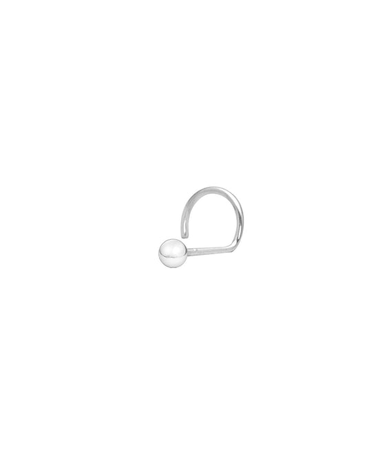 Very Tiny Dot Size 2 mm Ball Nose Pin with Wire in 92.5 Silver for Girls