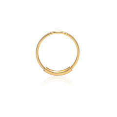 Gold Plated 92.5 Sterling Silver 8 mm Nose Ring