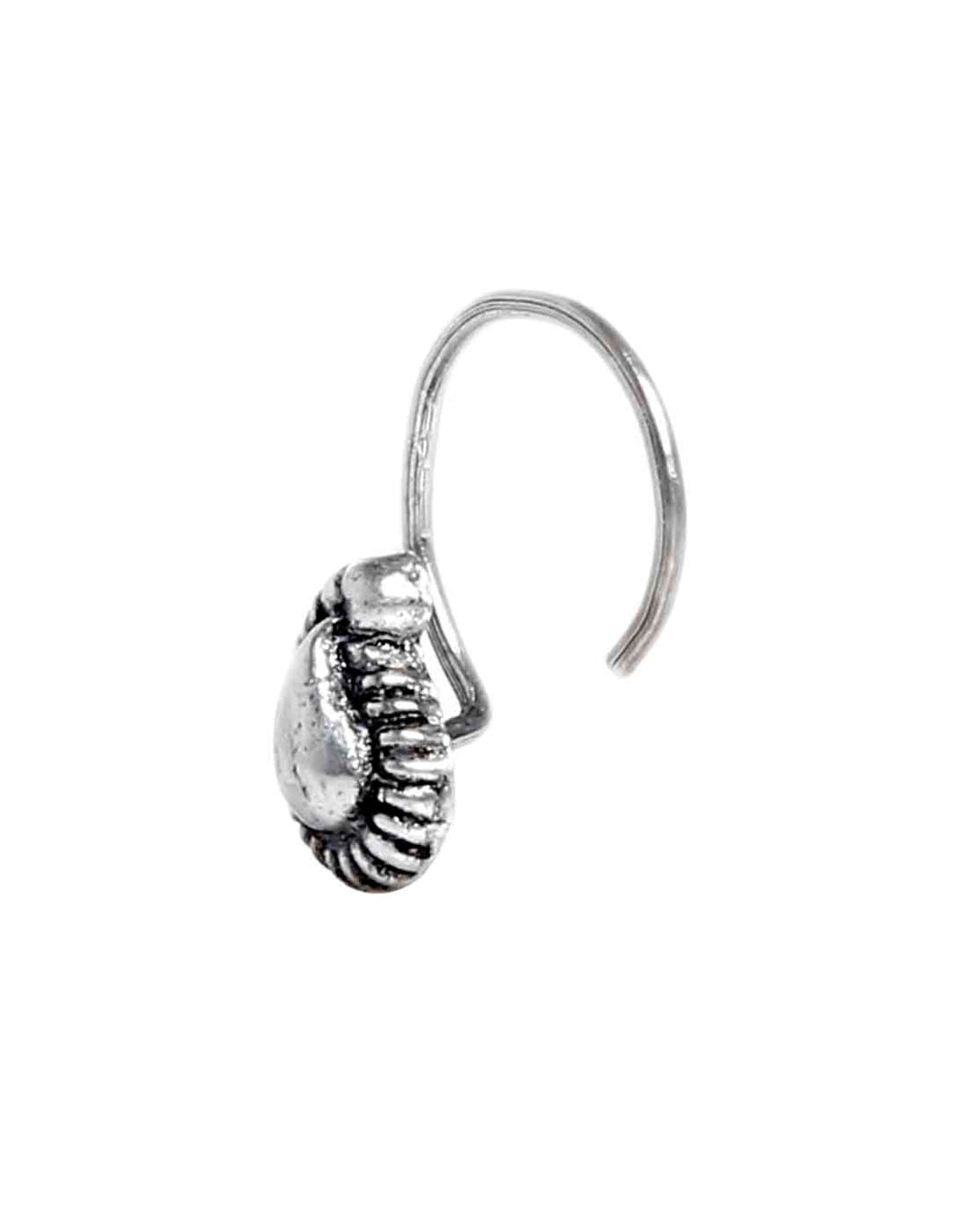 Tribal look Nose Pin with wire in 92.5 Silver for women and Girls