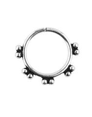 92.5 Sterling Silver Designer Nose and Septum Ring