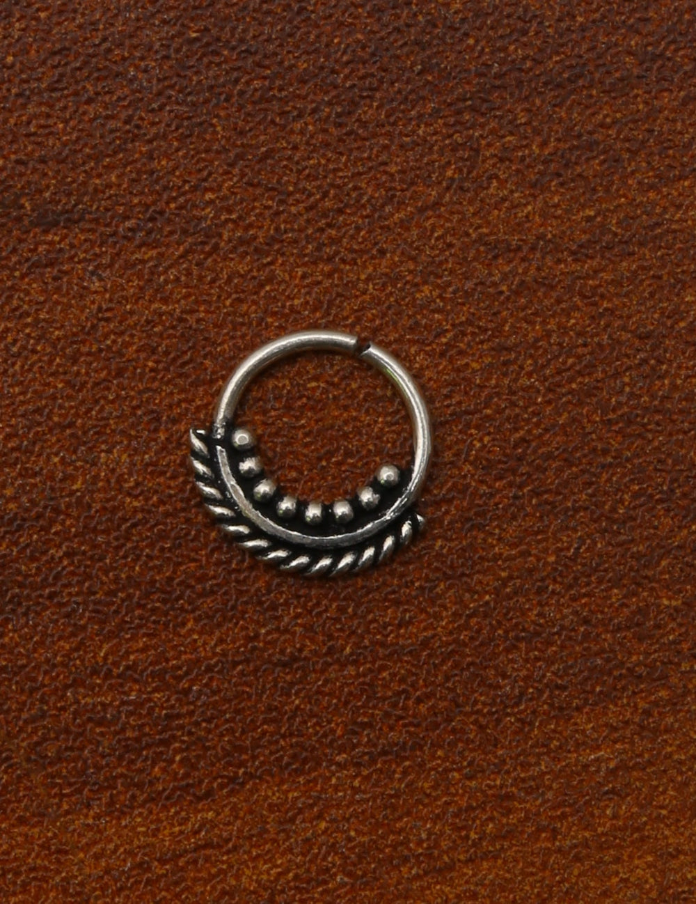 92.5 Sterling Silver Designer Nose and Septum Ring