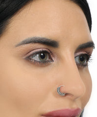 92.5 Sterling Silver Designer Nose and Septum Ring