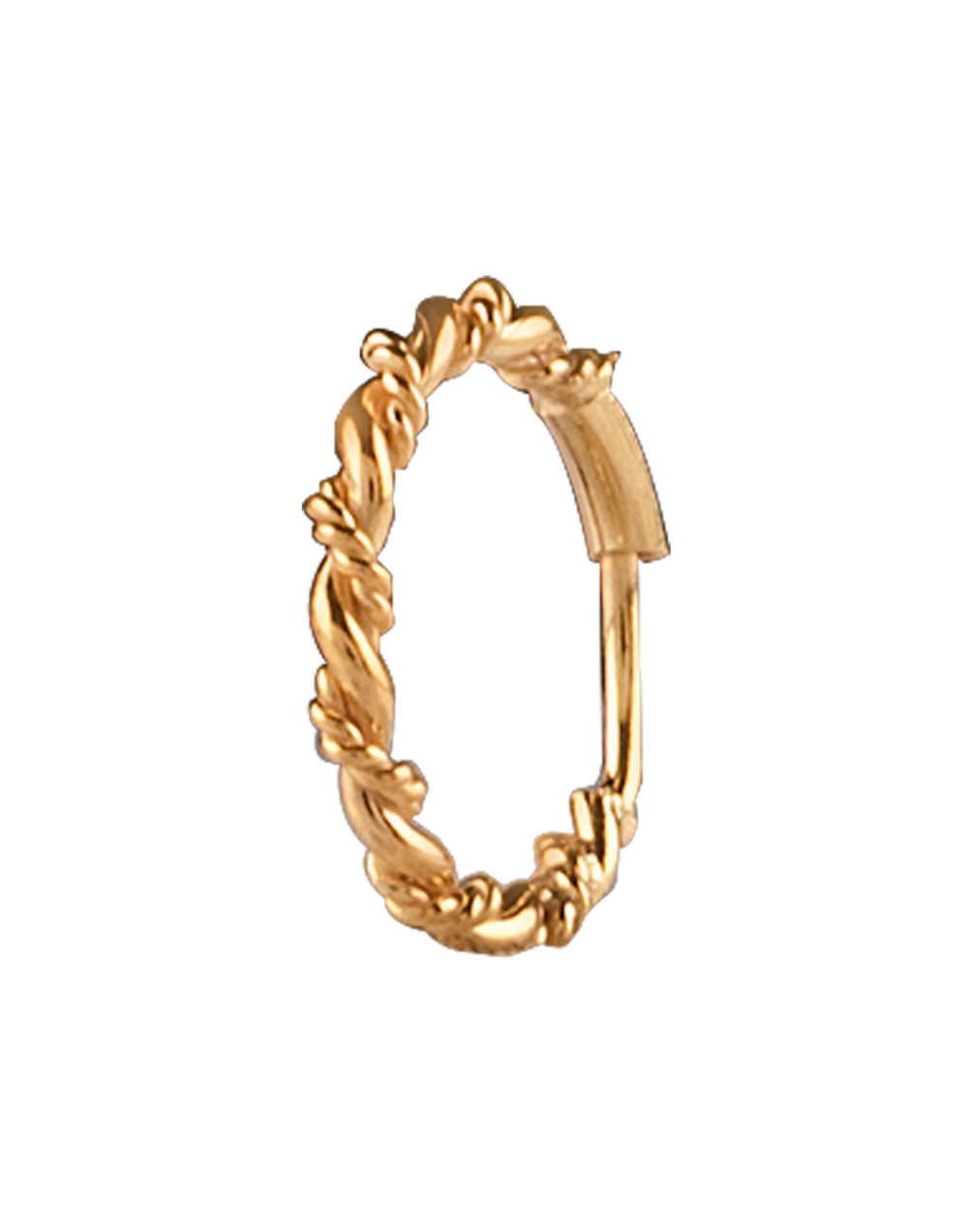 Gold Plated Nose Ring in 92.5 Sterling Silver