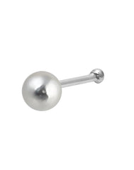 Dot Size Ball Nose Pin (Bone Style) in 92.5 Silver