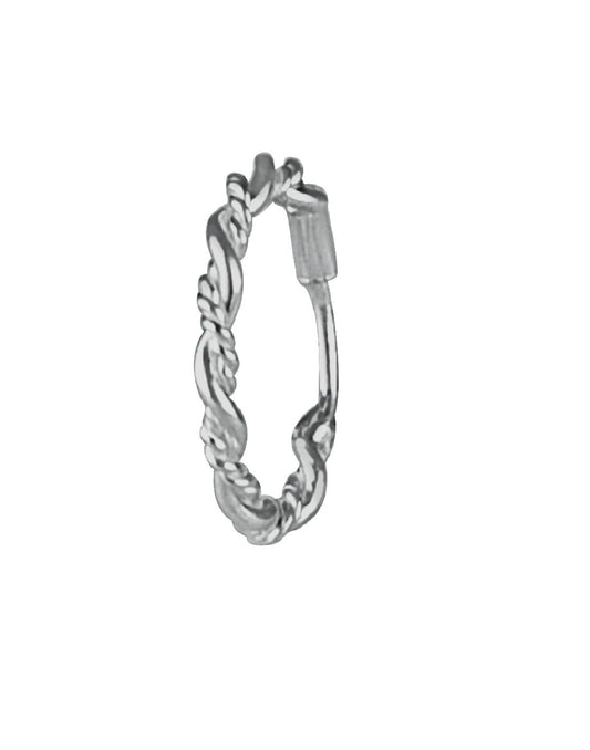 Designer Nose Ring in 92.5 Sterling Silver