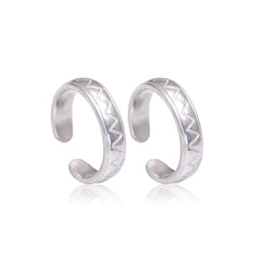 Beautiful pair of Toe Rings Bichiya in 92.5 Silver - Toe Rings