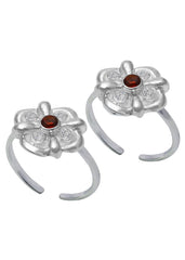 Designer Cubic Zirconia Toe Rings in 92.5 Sterling Silver - Toe Rings