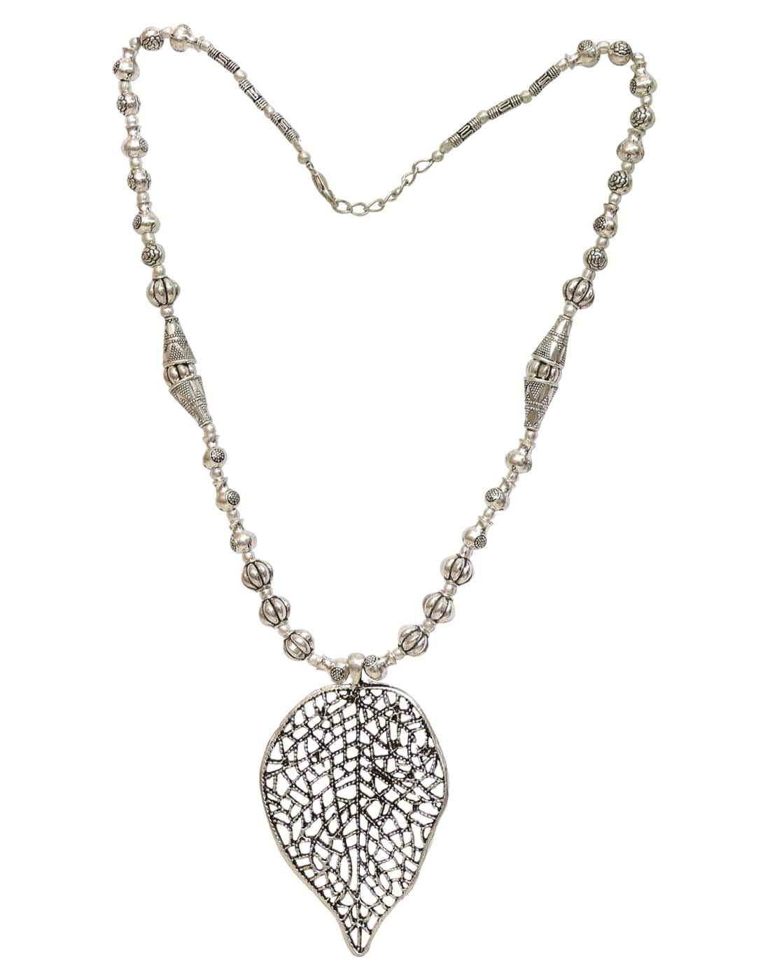 Designer Leaf Necklace - Necklace