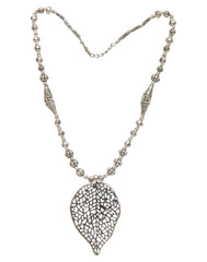 Designer Leaf Necklace - Necklace