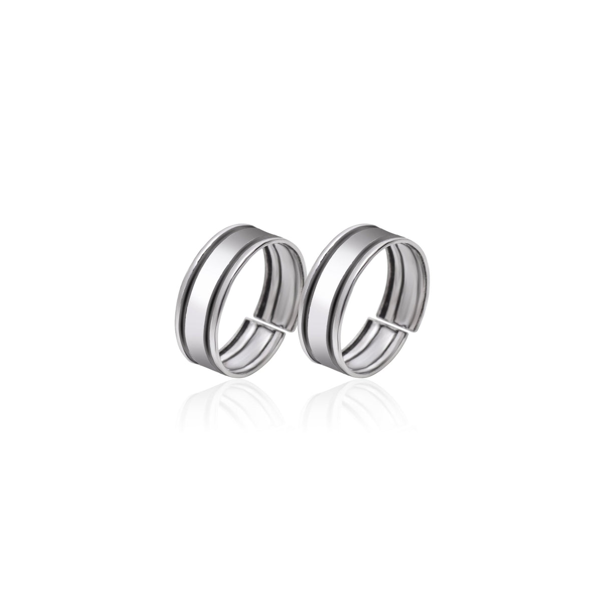 Fashionable Silver Toe Rings Bichiya in 925 Sterling Silver - Toe Rings